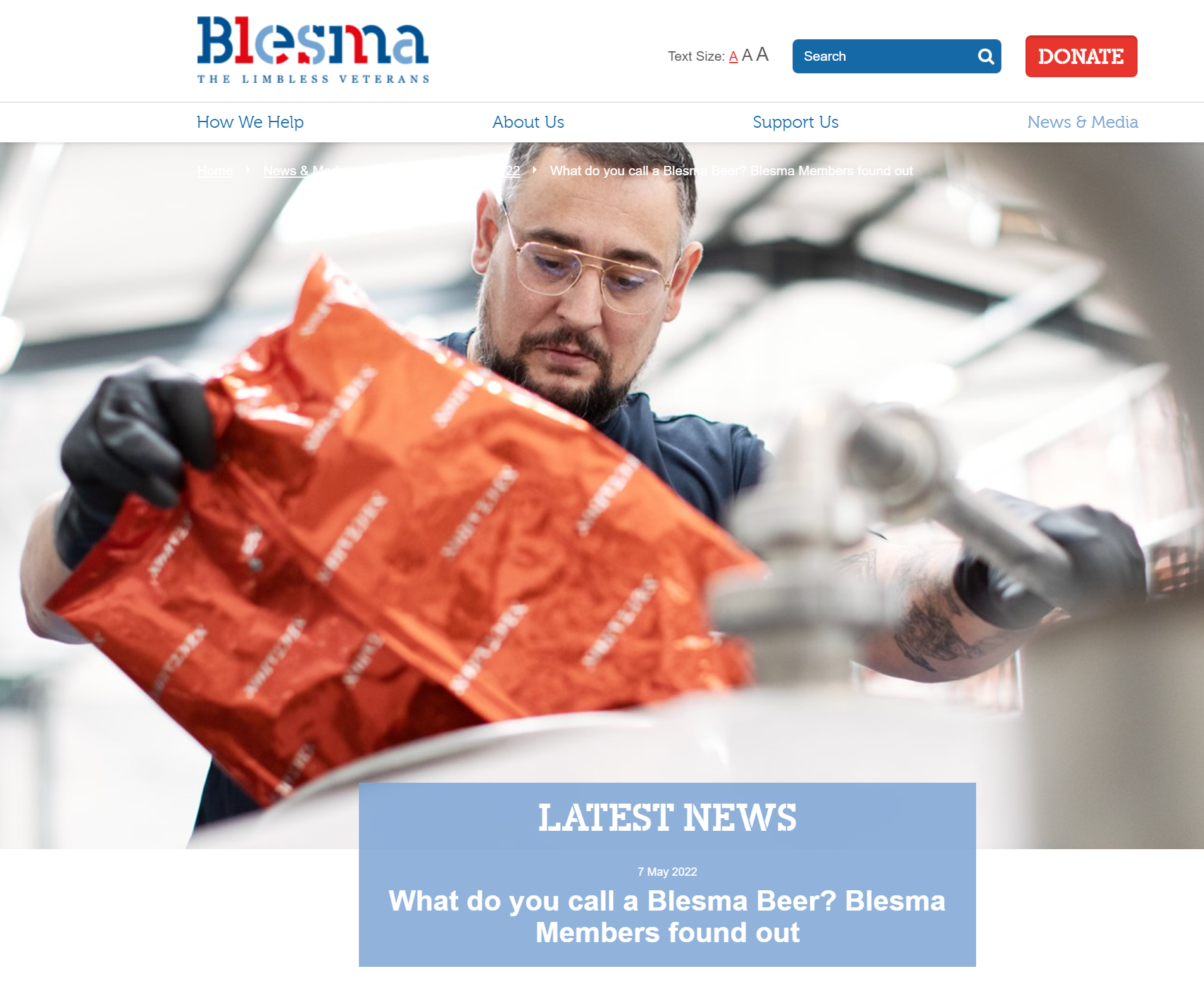 What do you call a Blesma Beer?