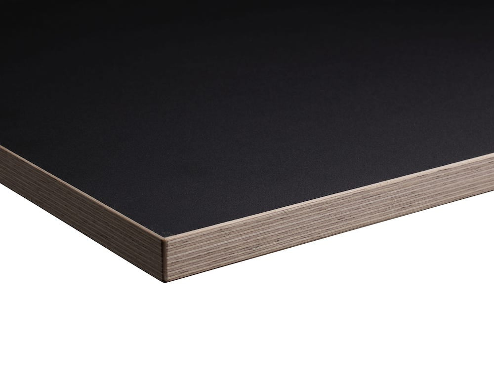 black ply edged standard gaming desktops for height adjustable standing gaming desks by ninja