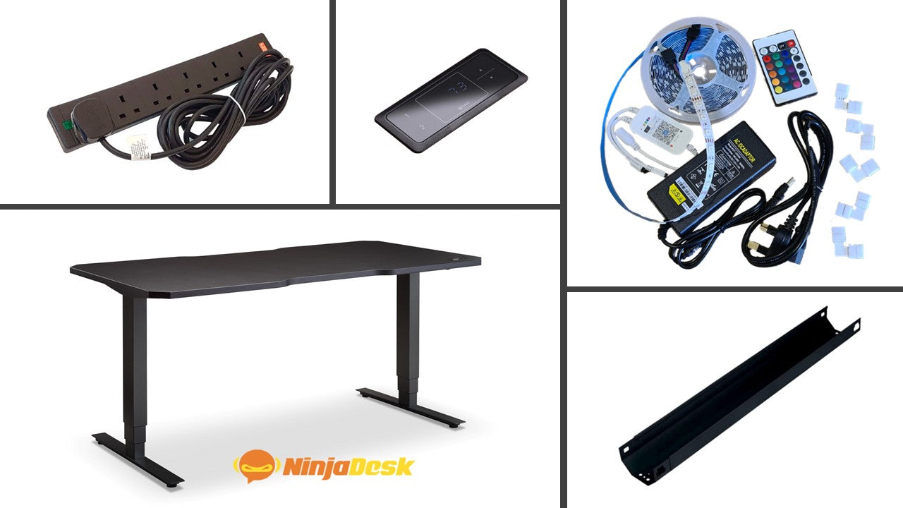 NINJA Professional height-adjustable gaming desk offers stability &  supports 120 kg » Gadget Flow